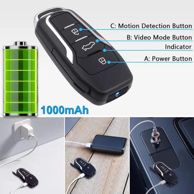 Mini Car Key Camera